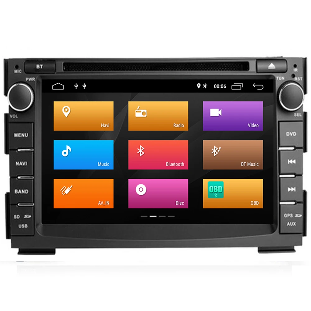 DSP IPS 4G 64G 2 din Android 10 Автомобильный мультимедийный dvd-плеер GPS Авторадио для Kia Ceed 2009