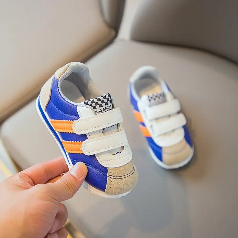 Детская обувь Новая мода Сезон весна лето Детские спортивные кроссовки из