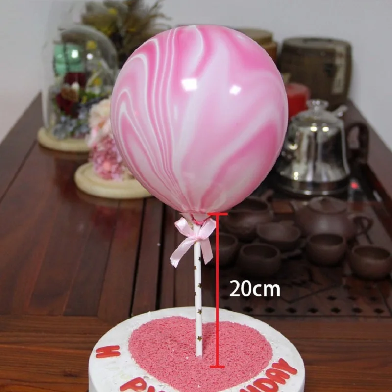 2 комплекта ярко-голубой и розовый воздушный шар из латекса | Дом сад