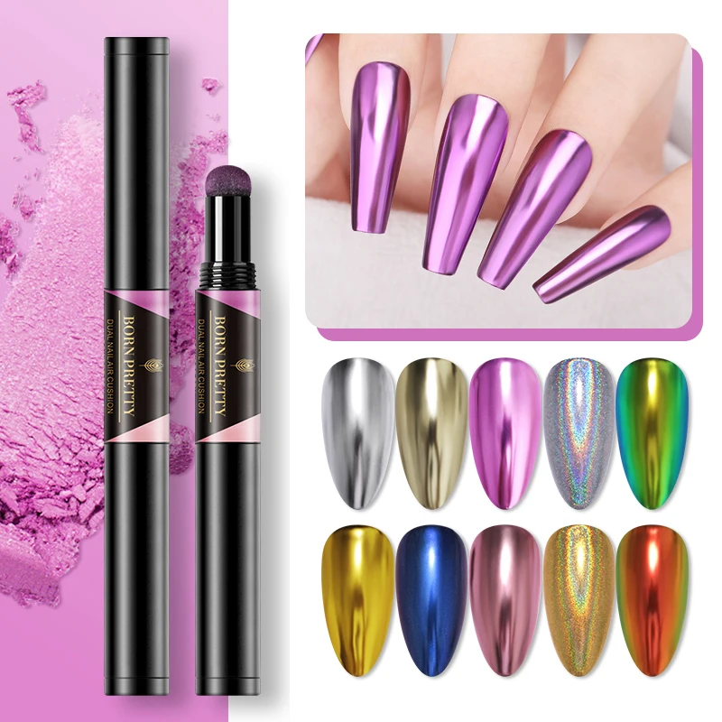 

1 шт., зеркальный блеск для ногтей