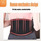 USB Электрический нагревательный пояс Турмалин инфракрасный массаж спины и талии поддержка бандаж обогреватель снятие боли живот термическая нагревательная подушка