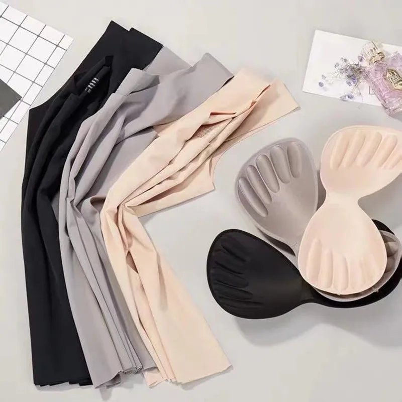 

Длинный бесшовный Удобный спортивный жилет нижнее белье