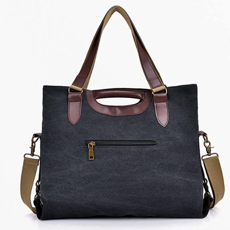 

Women Vintage Large Shoulder Tote Bag Multicolor Striped Canvas Crossbody Messenger Hobo Handbag Top Handle Travel Purse