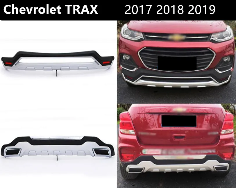 Для Chevrolet TRAX 2017 2018 2019 защита переднего и заднего бампера анти ударная