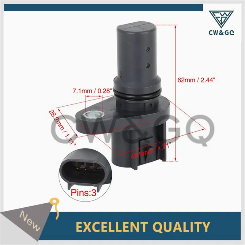 

Crankshaft Position Sensor For Chevrolet Trailblazer GMC Envoy Isuzu Ascender SAAB 9-7X 2008-2009 J5T32971 12597254 2134209
