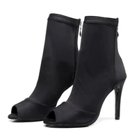 fashion party dance boots black sexy salsa dance shoes customized heel 10cm 9cm 8cm 7cm women latin salsa dance boots