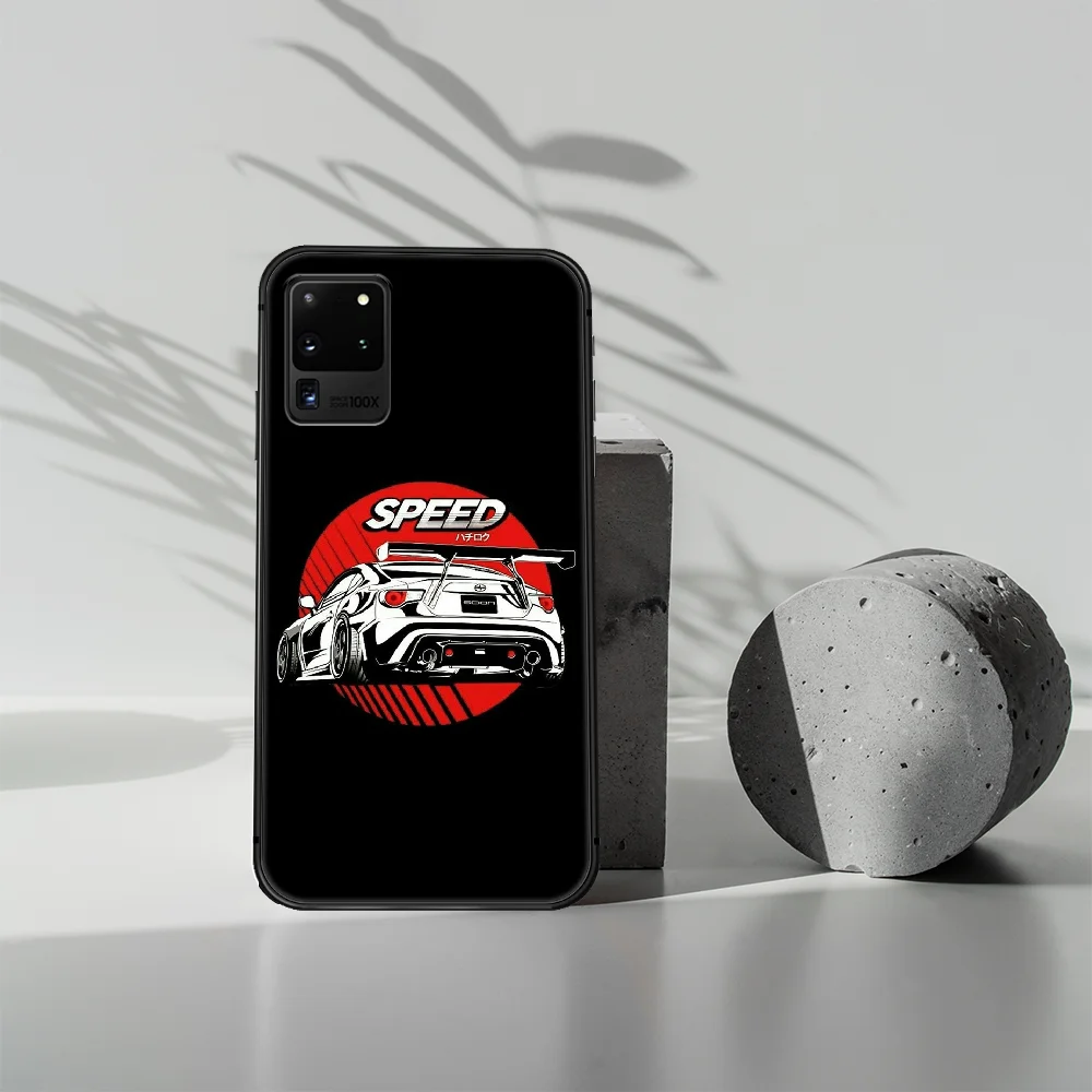 

JDM Car Auto logo Phone Case Cover Hull For Samsung Galaxy S 7 8 9 10 e 20 FE edge uitra plus Note 9 10 20 black Shell Fashion