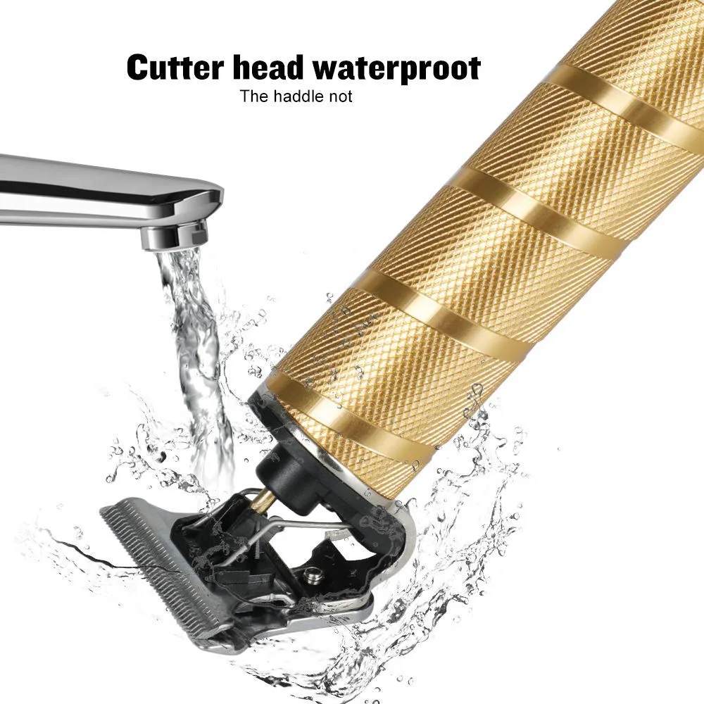 2021 Hair Clippers for Men Trimmer Cordless Electric Pro Li T-Outliner Cutting Barber Shaver Gold Black 0mm Baldheaded | Бытовая
