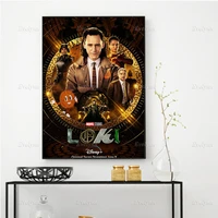 new nordic abstract marvels superhero loki movie poster and print modular pictures wall art canvas painting room home decoration