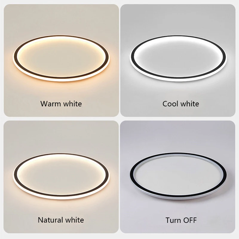 New Minimalist Gray/Black Led Chandelier lights For Bed room Study led lamp Home Deco plafon Modern chandelier lighting | Лампы и