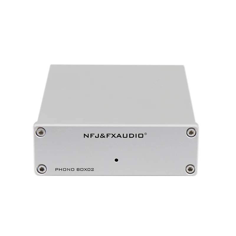 

FX-AUDIO BOX02 Phono Preamp Electronic Audio Stereo MM/MC Phonograph Turntable Preamplifier with DC 12V