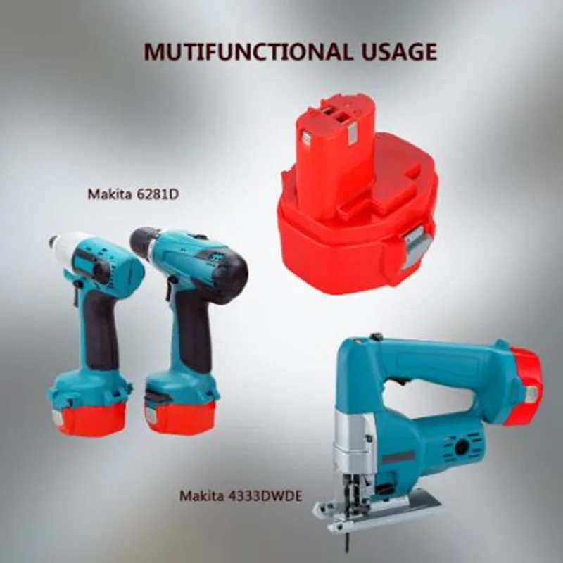 Аккумуляторная батарея PA14 12800 мАч 14 4 В для MAKITA аккумулятор Makita 1422 1420 192600 1 6281D