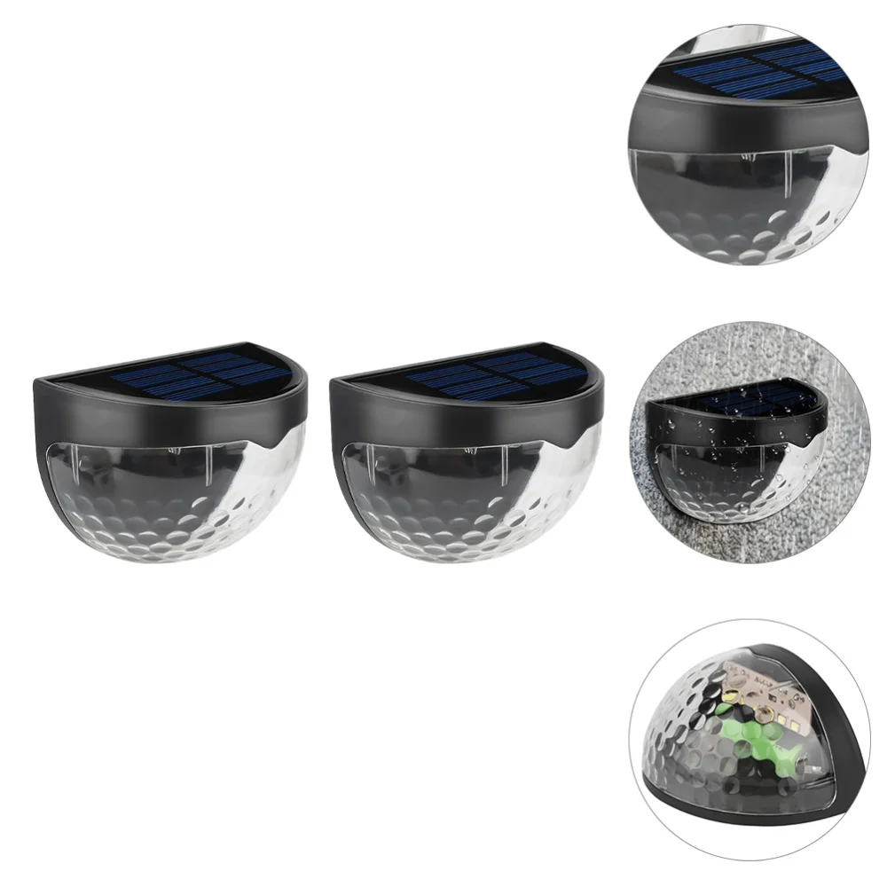 

2 Sets Decorative Garden Wall Lamp Led Solar Lamp Creative Wall Lamp for Outdoor