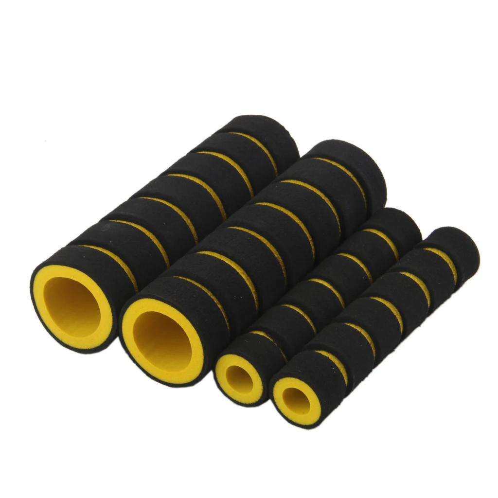 4 шт. противоскользящая губчатая панель для рукоятки велосипеда мотоцикла