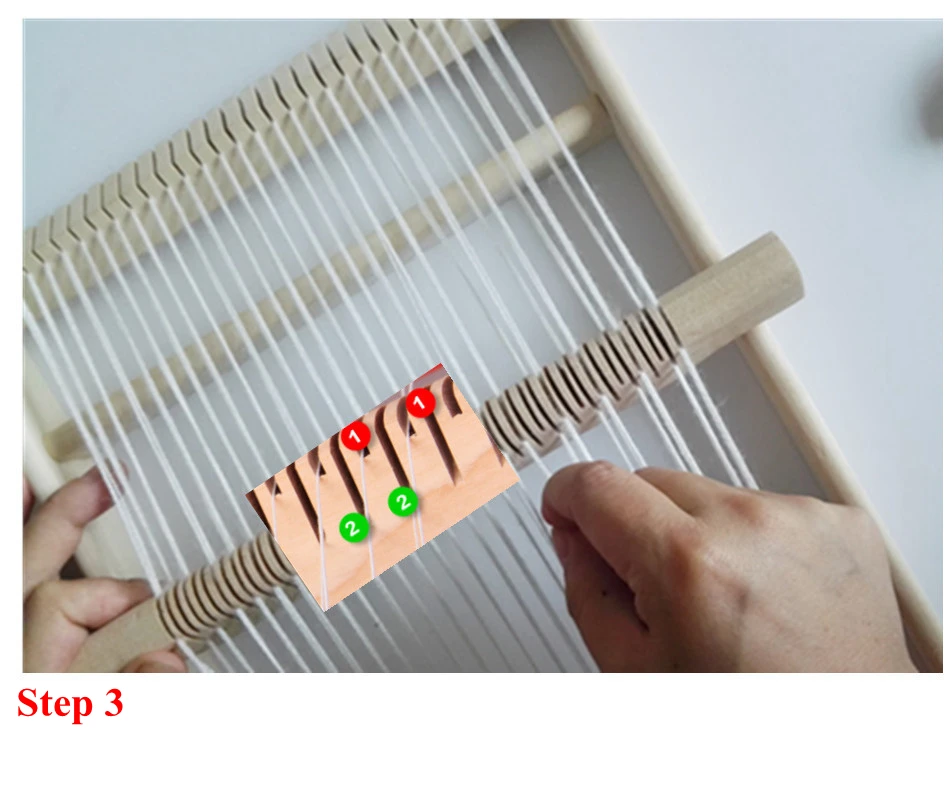 Деревянные DIY сборка традиционного ткацкого станка детская игрушка ремесло прочный ткацкий каркас вязальная машина научная образовательная игрушка