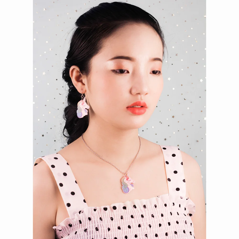 2019 модные подарочные украшения для девочек маленькая красочная женская подвеска