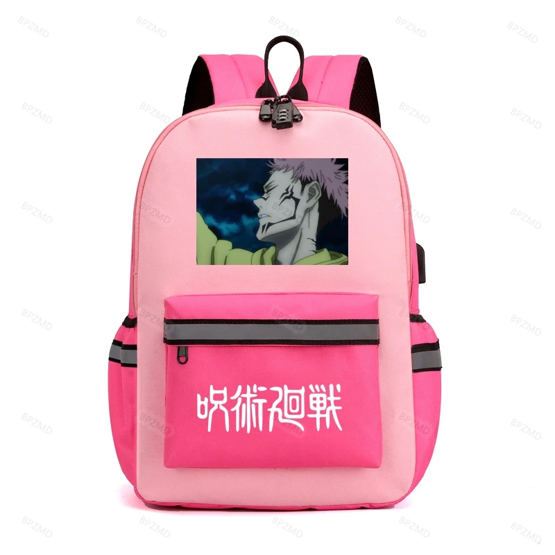 

Children's Backpack Anime Student Backpack Boys and Girls Schoolbags Children's Schoolbags USB Charging SchoolBag Gifts