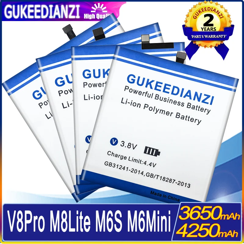 

Replacement Battery for Meizu Meilan 6T 16X/M3 Note L681H M681H/M2 Note mini/M6 Mini M6s/M8 V8 Pro Lite M816H M813Q Batteria