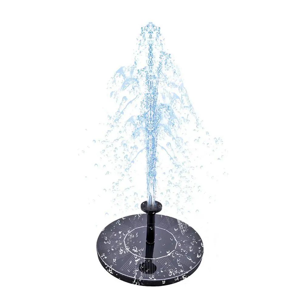 

New Floating Solar Fountain Garden Water Fountain Pool Pond Decoration Solar Panel Powered Fountain Water Pump Garden Decoration