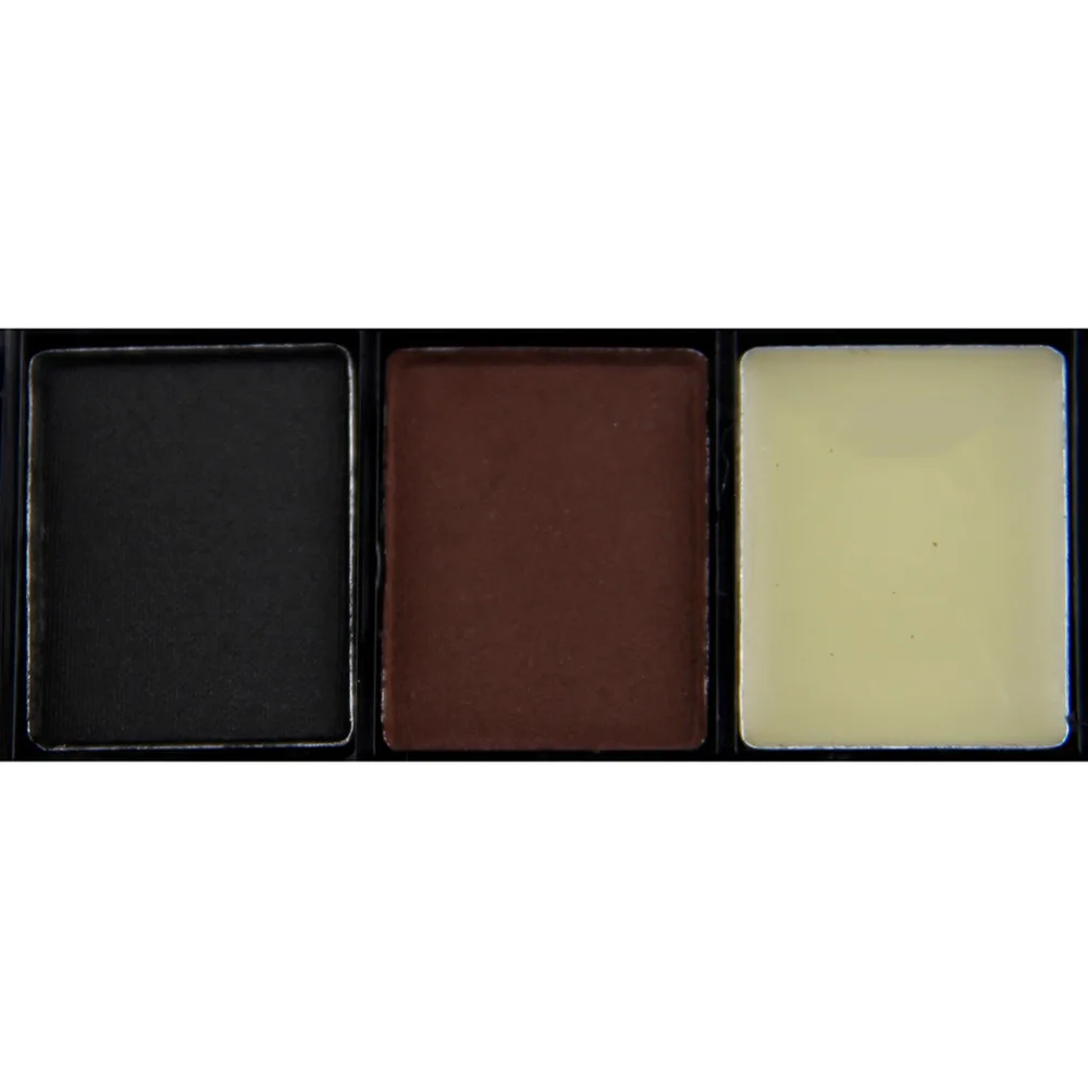 3 цвета Тени для век макияж бровей пудра + брови восковая Палетка кисть | Красота и