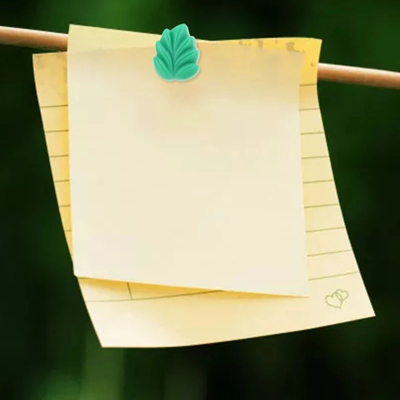 

20pcs Leaf Push Pins Decorative Thumbtacks Photo Wall Studs Foliage Pushpins 1XCB