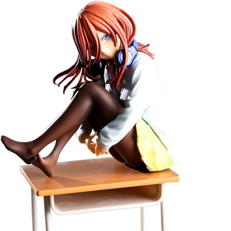 Фигурка героя мультфильма Мику Накано ПВХ фигурка коллекционная