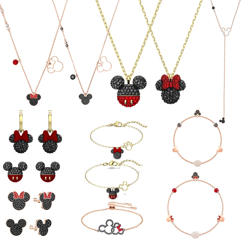 

Fashion ladies jewelry exquisite Mickeys and Minnies fashion jewelry accessories set party jewelry girls gifts