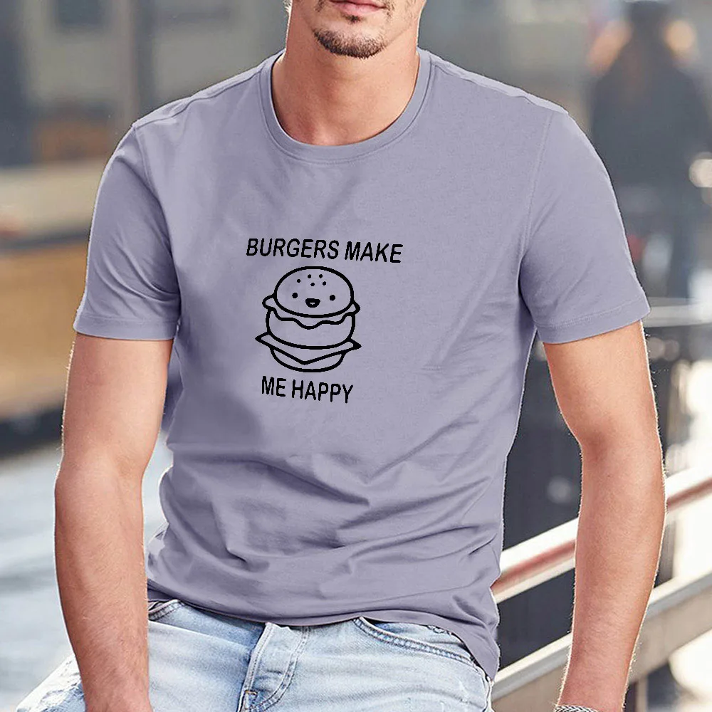 

Men's Funny T Shirt Summre Short Sleeve Tee Men's Round Neck Casual T Shirt Men's Letter Printed Tops