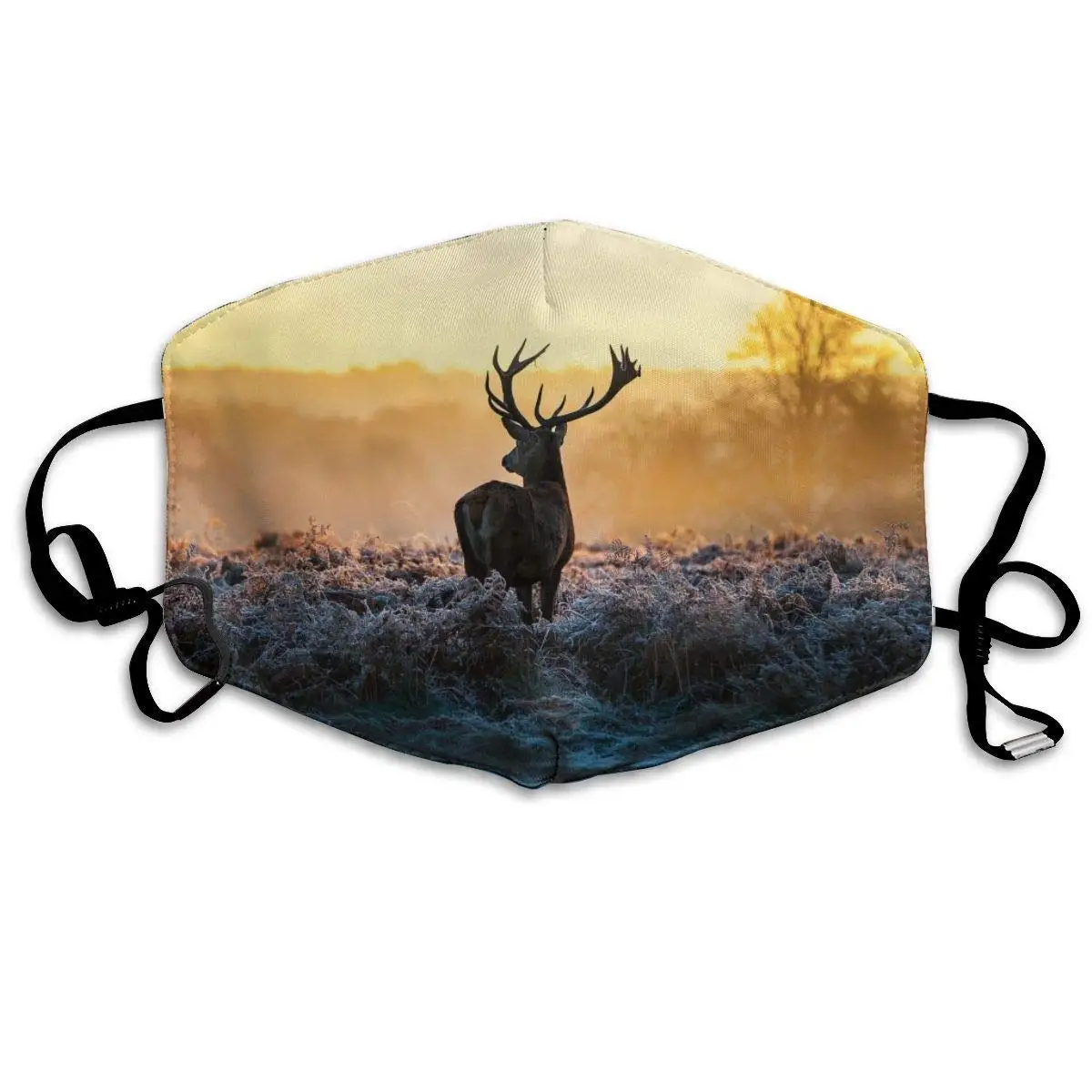 

Wild Deer Anti Dust Half Face Mouth Mask, Unisex Cotton Warm Fashion Adjustable Washable Mask