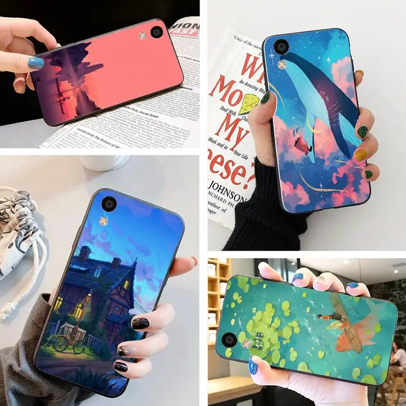 Иллюстрации изготовленный на заказ мягкий чехол для телефона Oppo R17pro R9 R9S R11 R11SPlus