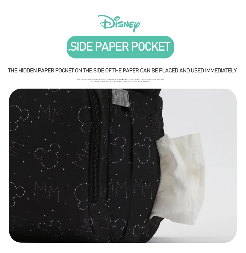 Сумка для подгузников disney, рюкзак для мамы, USB бутылочка с подогревом, Детская сумка для мамы, сумка для подгузников, мокрая сумка, Микки Маус, отправка крючка