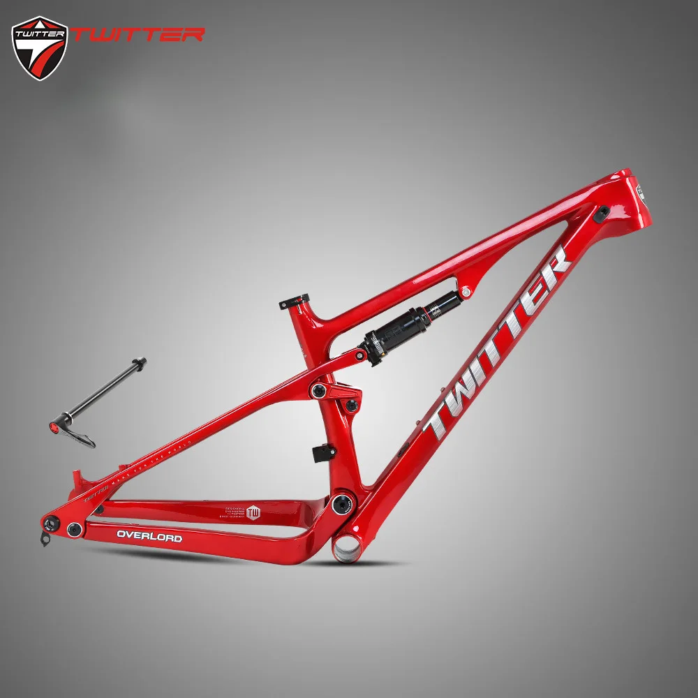 Mtb полная подвесная карбоновая рама XC Fat Bike 12*148 мм задний амортизатор 190*50 шины 27 5*3