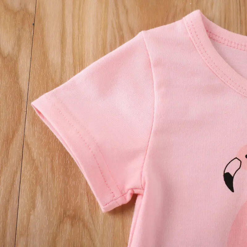 Комплект летней одежды Emmababy для маленьких девочек футболка с коротким рукавом