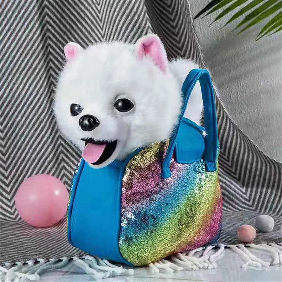 Электронная Интерактивная игрушка-собака с ручкой робот-щенок пение домашних