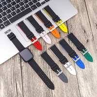 silicone strap for apple watch band 42mm 44mm 38mm 40mm replacement strap for iwatch 6 5 4 3 silicone wristband