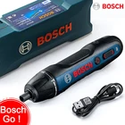 Электрическая мини-отвертка BOSCH GO 2, 3,6 В, литий-ионная аккумуляторная дрель с коробкой, профессиональный электрический инструмент Go2