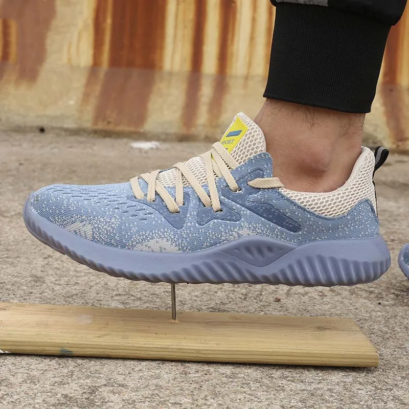 Мужская Рабочая защитная обувь лето 2019 дышащие легкие защитные кроссовки со