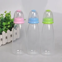 240ml newborn baby supplement rice paste bottle kids squeeze spoon milk food supplement bottle infant drinking training pp cups