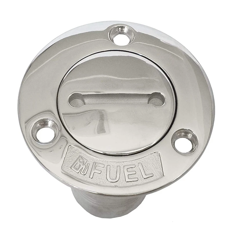 

Marine Metal Deck Fuel Filler Port Mirror Polished Stainless Steel Filler Port Yacht Fuel Tank Fuel Tank Filler Port