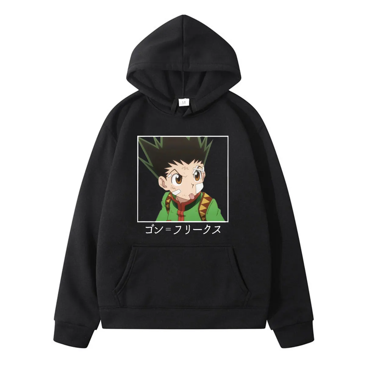 

Hunter X Hunter Kurapika GON FREECSS Japanese College Style Manga Print Winter Thicken Long Sleeve Loose Teens Hoodie Hip Hop