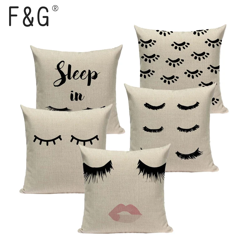 Модные высококачественные наволочки для ресниц в форме сердца домашний декор