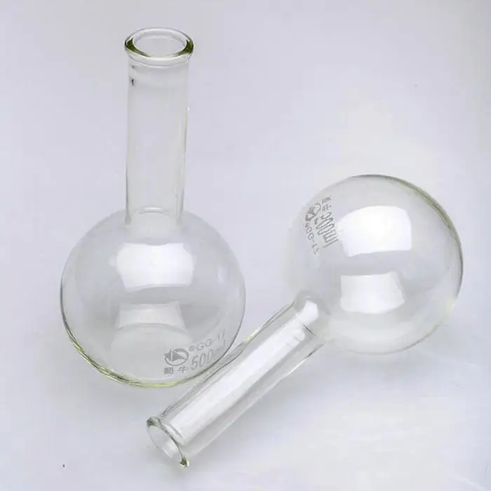 

1PC 50ml 100ml 150ml 250ml 500ml 1000ml 2000ml Round Bottom Long Neck Glass Flask, Glass Bottles, Glass Labware