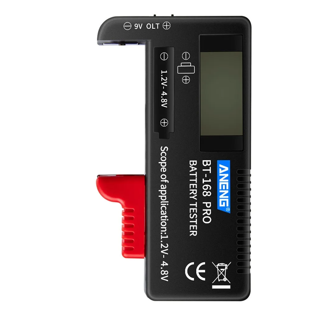 BT168 Pro умный ЖК Цифровой Тестер Аккумуляторов измеритель мощности электронных