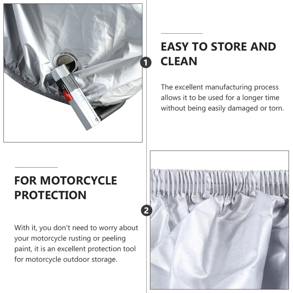 

Universal Motorcycle Cover Dustproof Waterproof Bike Oxford Cloth Rain Snow UV Protector Covers Size All Season