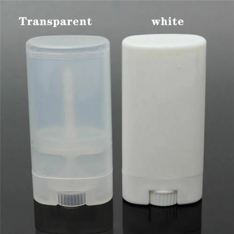 5 шт белые прозрачные пустые Овальные Плоские губные трубки 15 г пластиковые