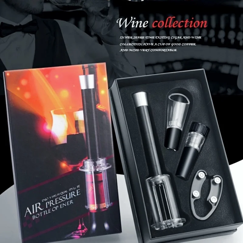 

Открывалка для красного вина, набор из 4 предметов, бутылка с воздушным давлением год