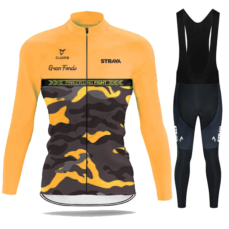 Трикотажный комплект одежды STRAVA мужской с длинным рукавом дышащий для