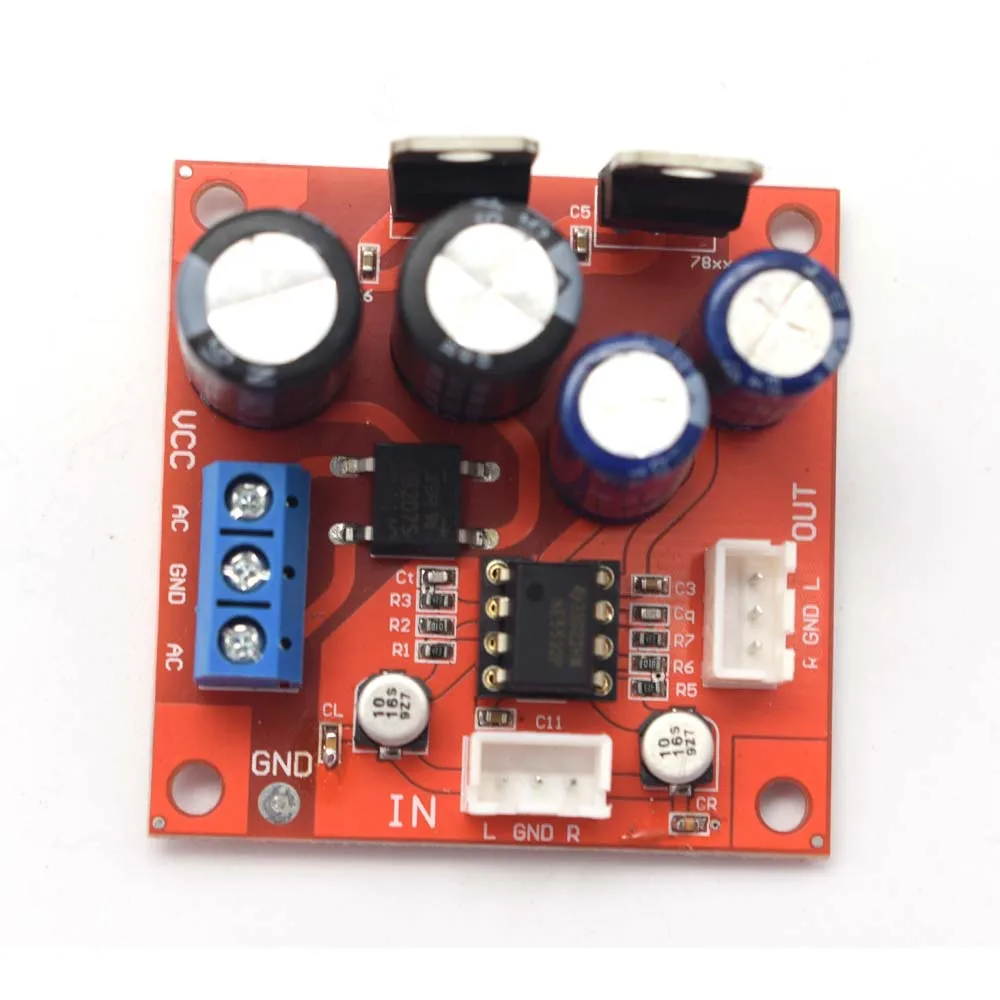 Hi Fi Виниловый проигрыватель мм MC phono предусилитель доска NE5532 Операционный