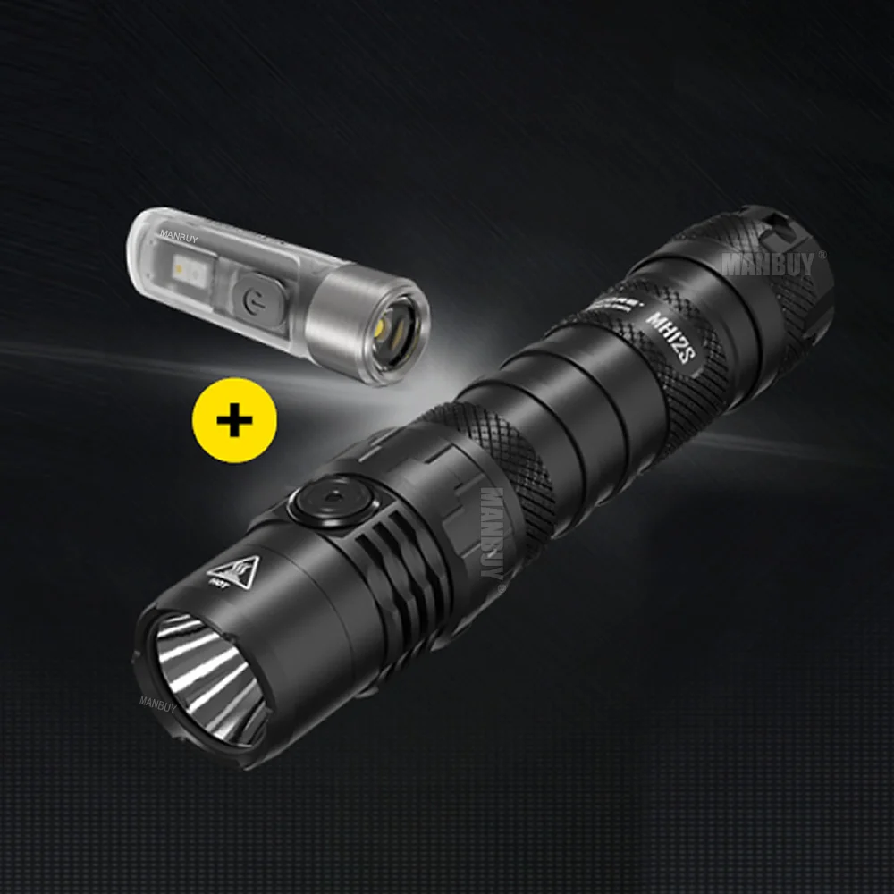 Скидка Nitecore EDC Combo MH12S + TIKI / TIKI LE / TIKI GITD / TIKI Ультрафиолетовый перезаряжаемый брелок свет два для одного комплект Ultimate Flash светильник