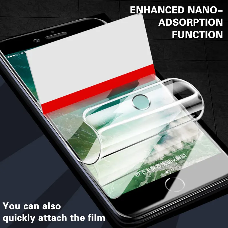 Protective Hydrogel Film for iPhone SE 2020 8 7 6 6s Plus iPhone 11 Pro XS Max X XR (Not Glass) Screen Protector Film Foil
